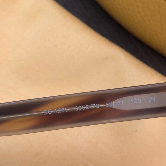Dolce & Gabbana DG4285 striped honey sunglasses main image 5
